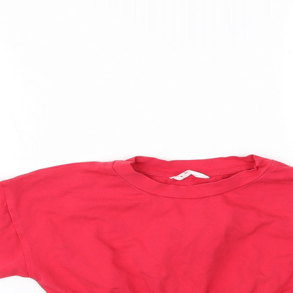 Matalan Girls Red    Blouse Size 9 Years