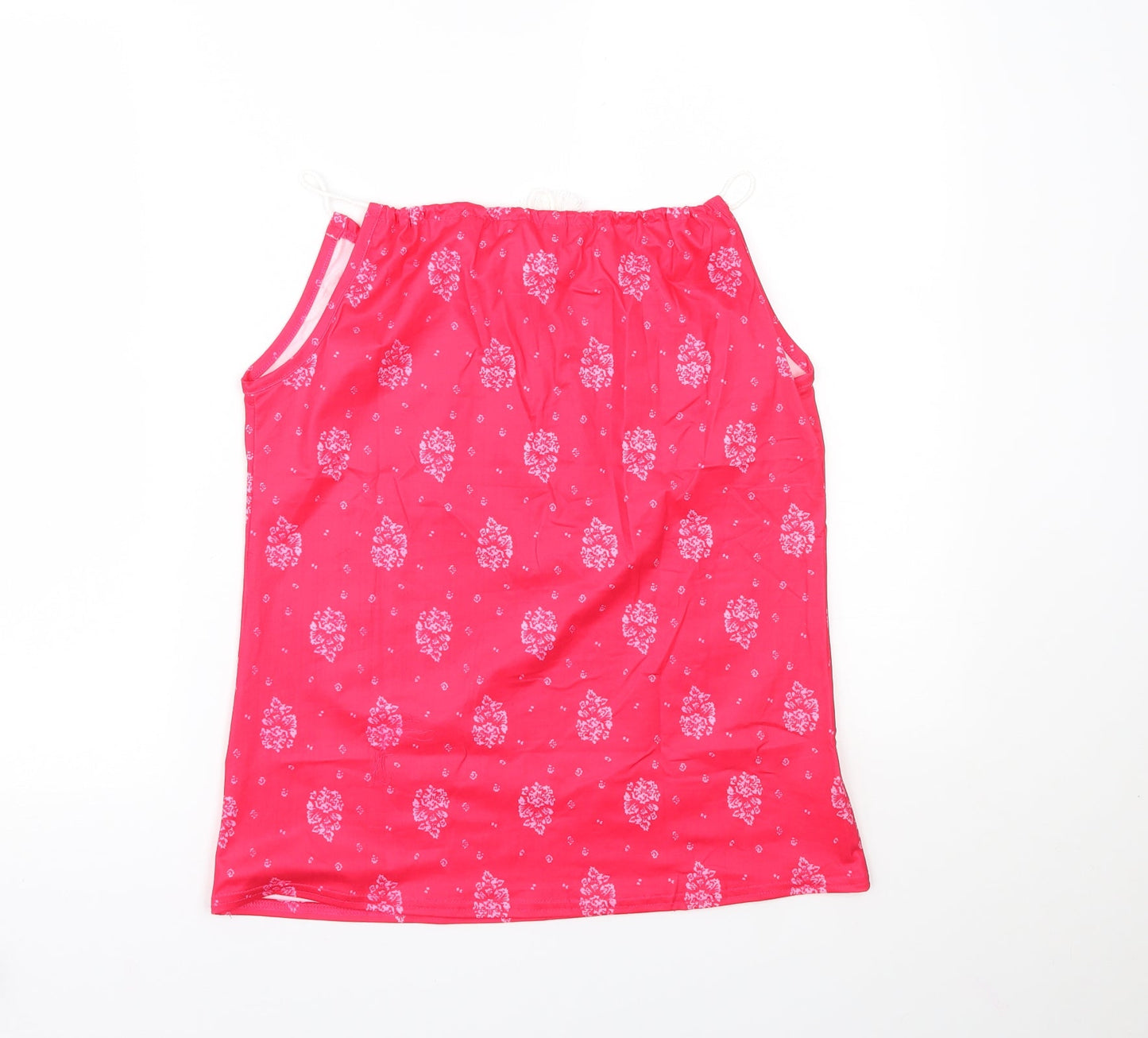 Preworn Womens Red Paisley  Basic Tank Size S