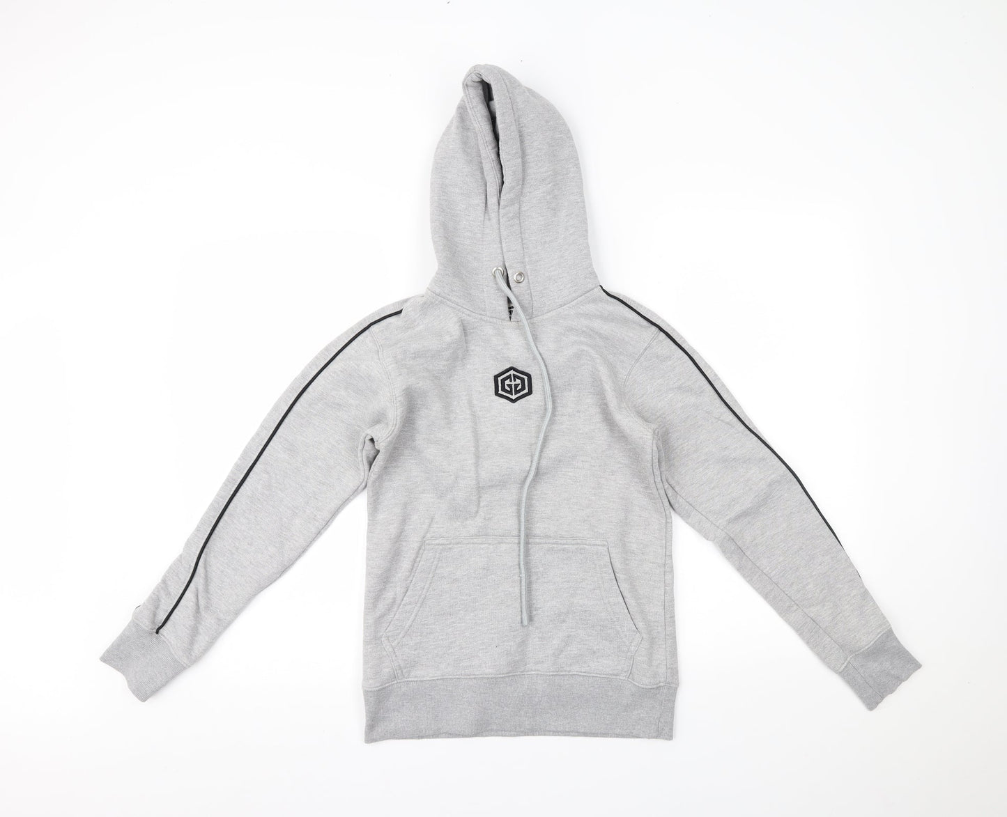 gymgarmz Womens Grey   Pullover Hoodie Size S