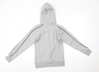 gymgarmz Womens Grey   Pullover Hoodie Size S