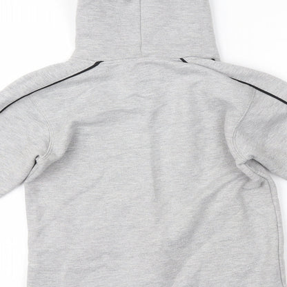gymgarmz Womens Grey   Pullover Hoodie Size S
