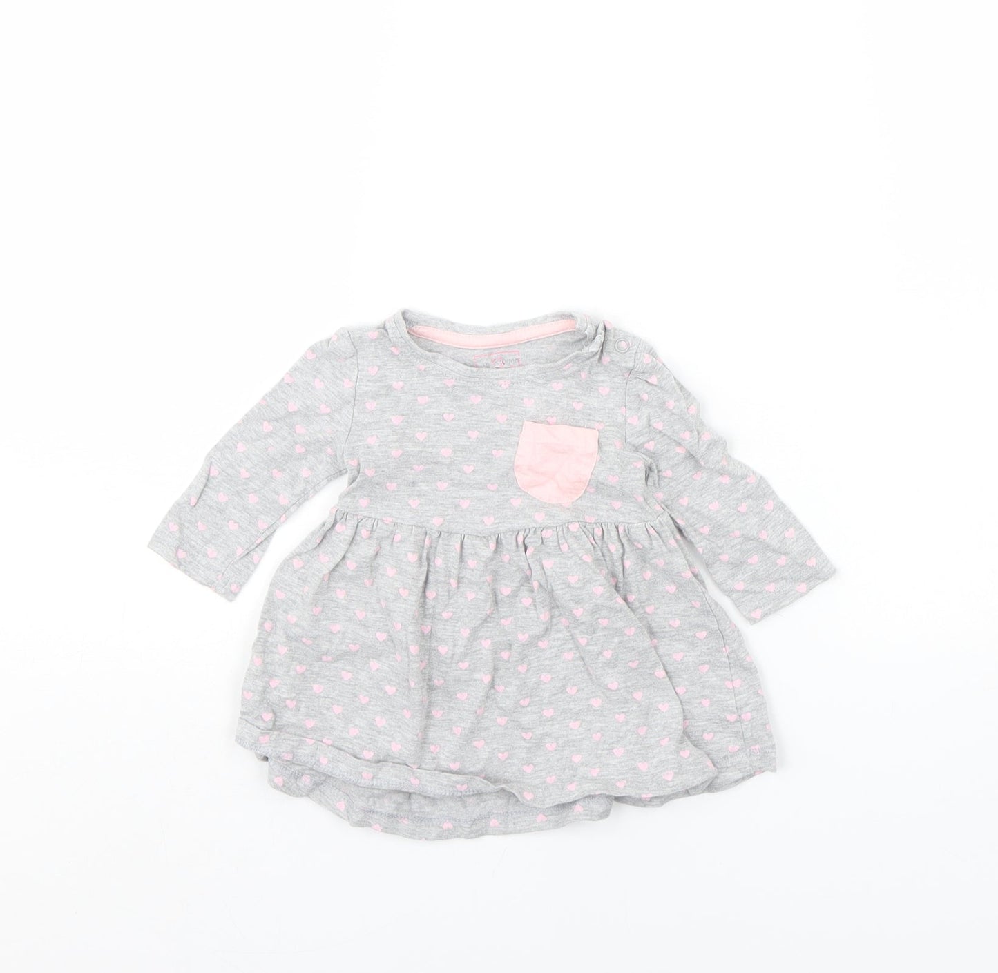 Early Days Girls Grey Spotted  Basic Blouse Size 0-3 Months
