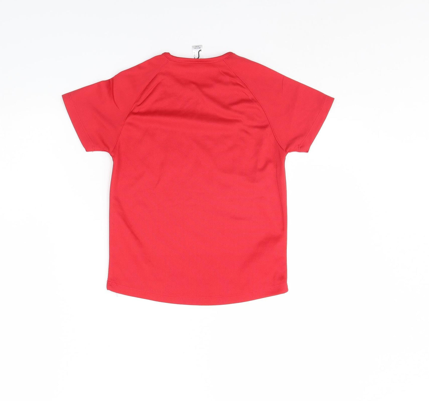 Preworn Boys Red   Basic T-Shirt Size 6 Years  - martial arts