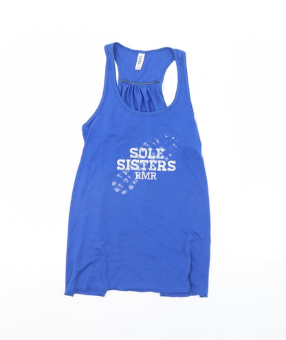 Preloved Bella Womens Blue   Basic Tank Size L - Front
