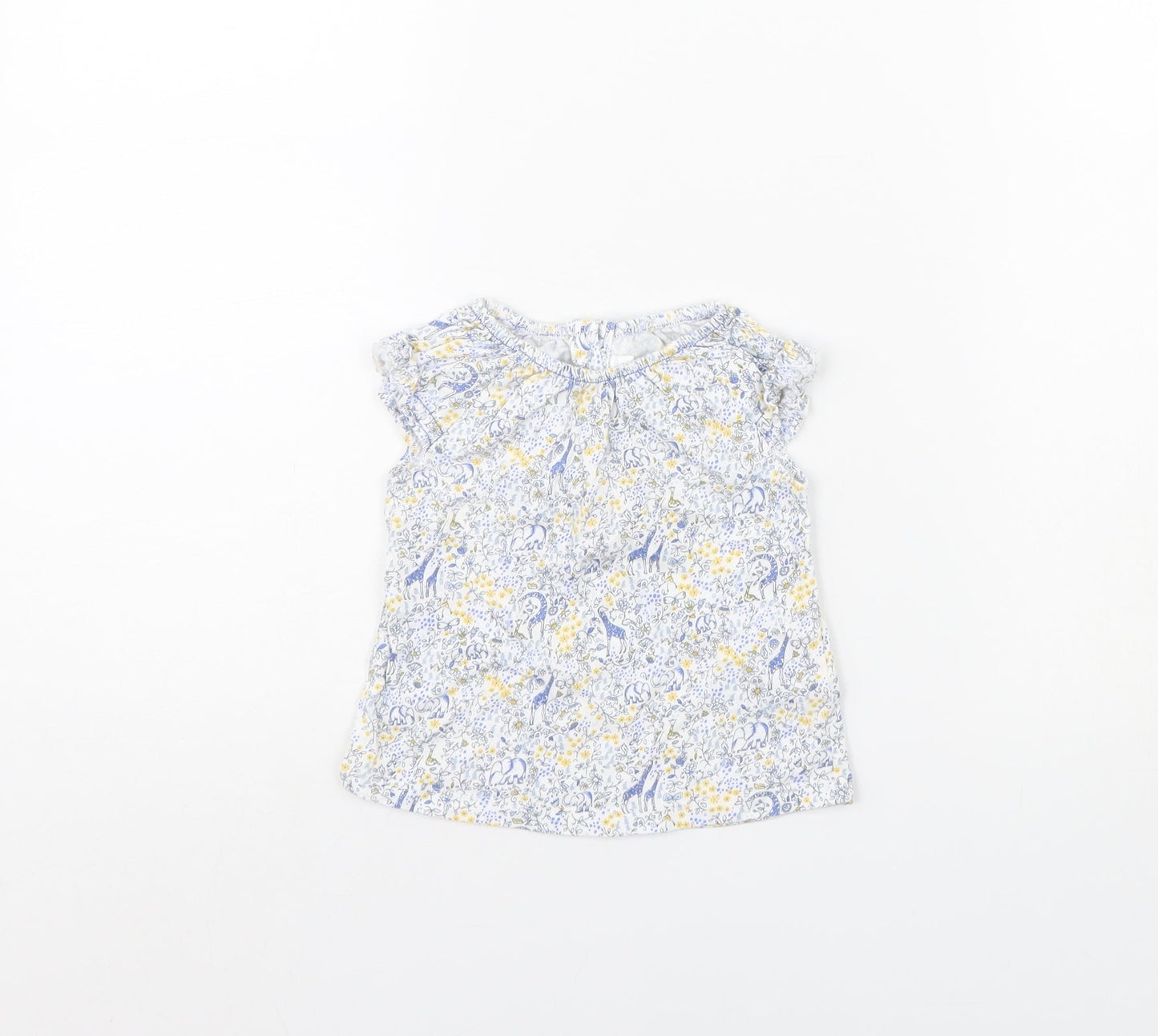 NEXT Girls White   Basic T-Shirt Size 3-6 Months