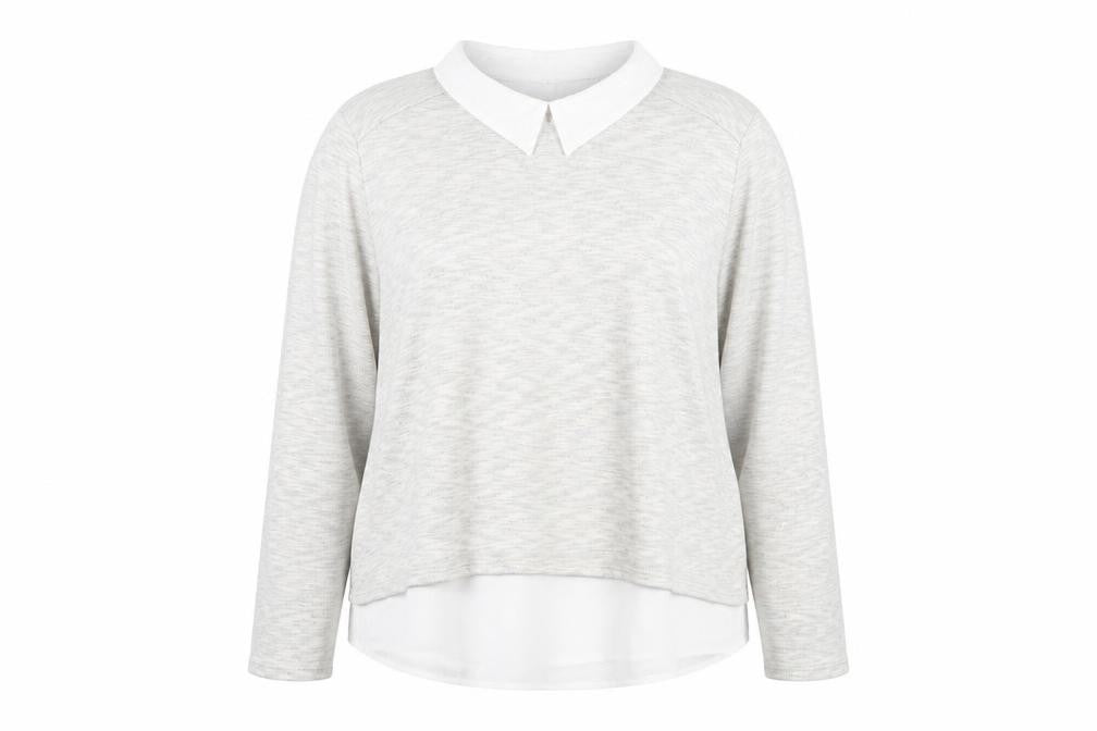 Papaya Womens Grey   Pullover Jumper Size 14