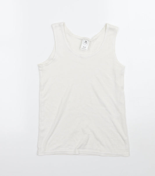 Kids & co Girls White   Basic Tank Size 9 Years
