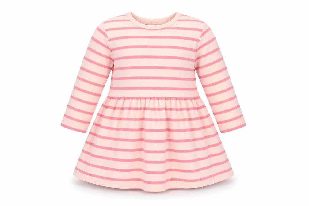 NEXT Girls Pink Striped  A-Line  Size 3-6 Months
