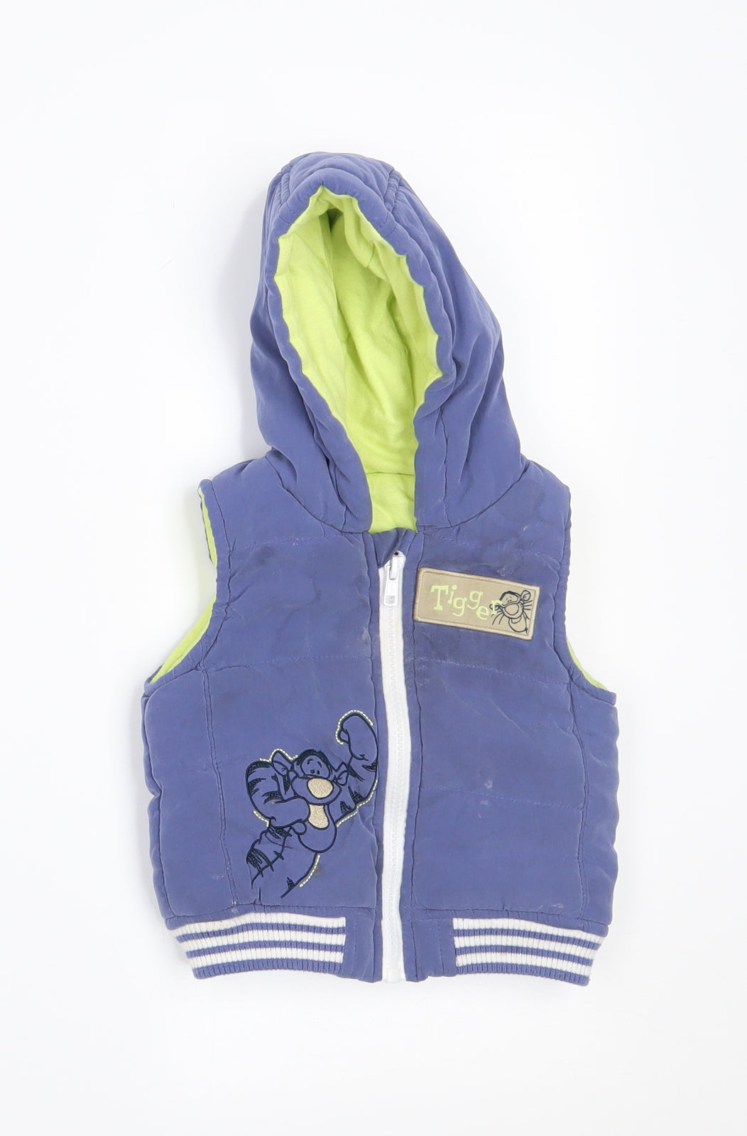 George Boys Blue   Gilet Waistcoat Size 6-9 Months