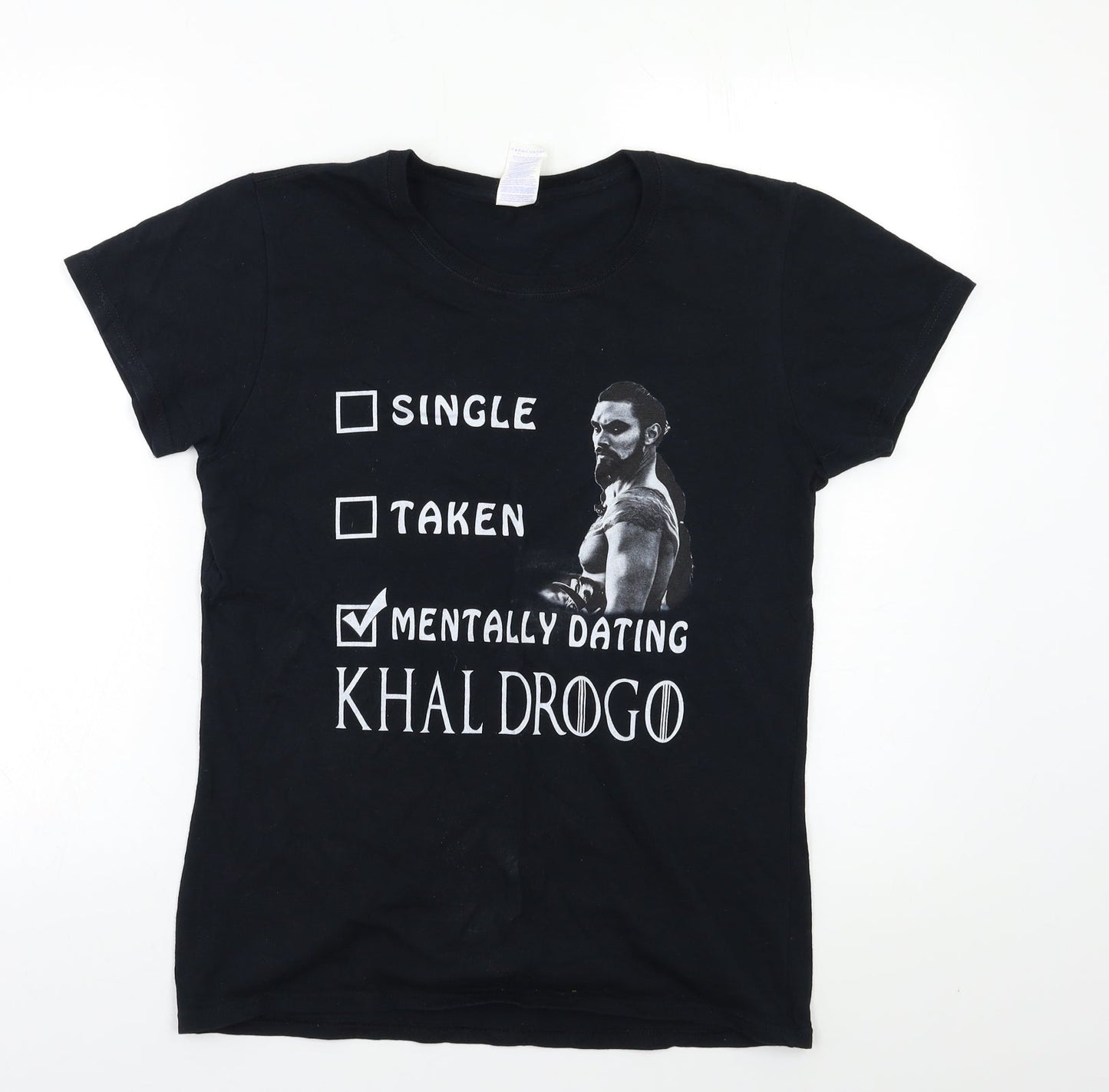 Gildan Womens Black   Basic T-Shirt Size M  - Game of Thrones