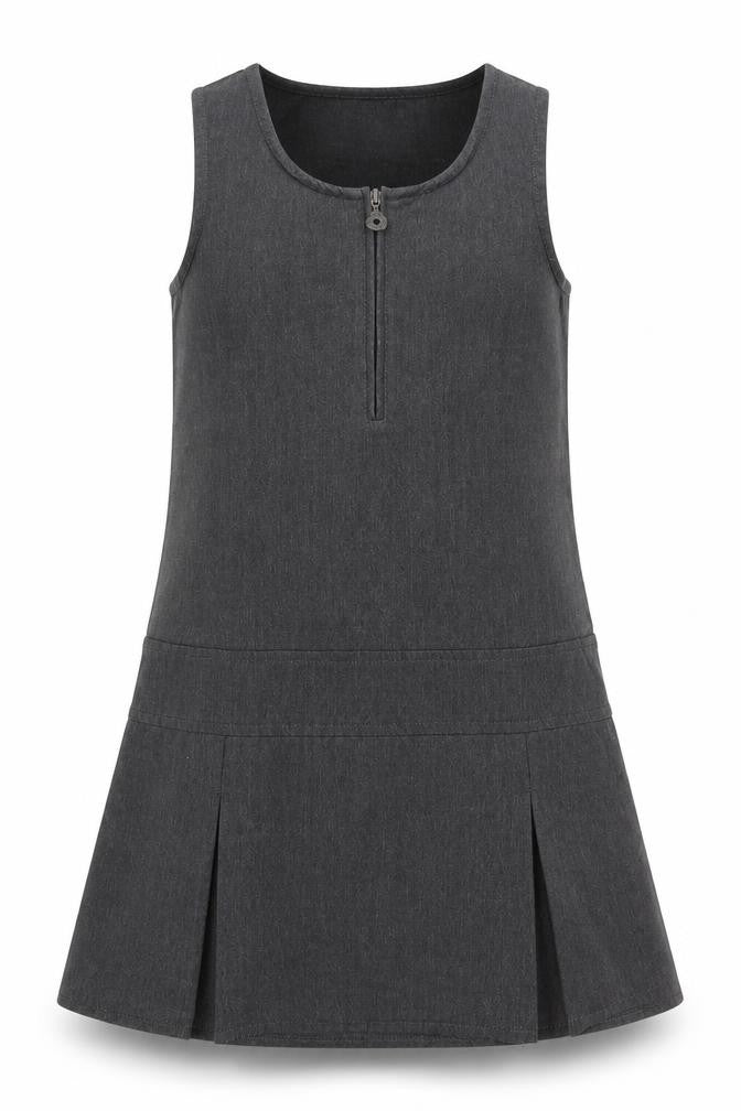George Girls Grey   Pinafore/Dungaree Dress  Size 8 Years
