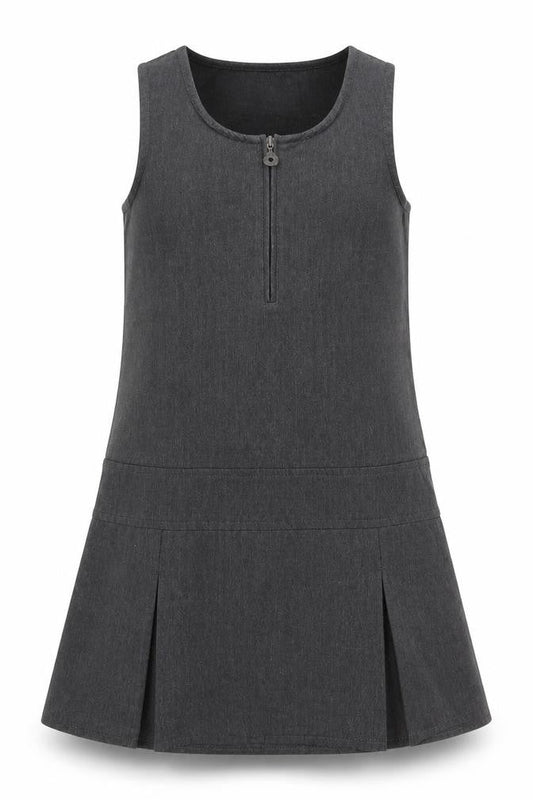 George Girls Grey   Pinafore/Dungaree Dress  Size 8 Years