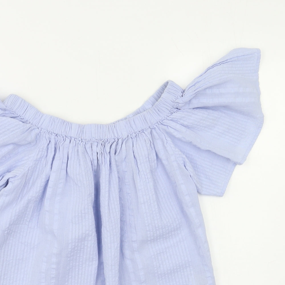 New Look Womens Blue   Basic Blouse Size 6