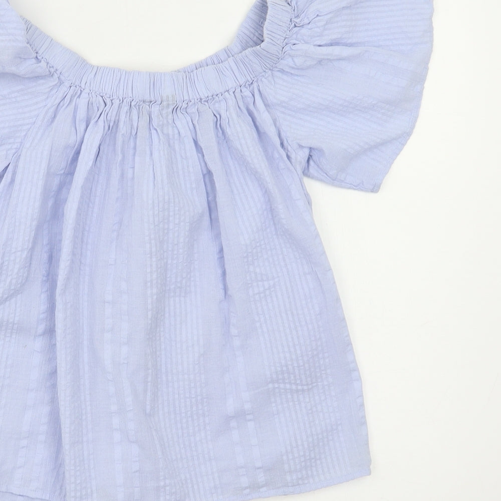 New Look Womens Blue   Basic Blouse Size 6