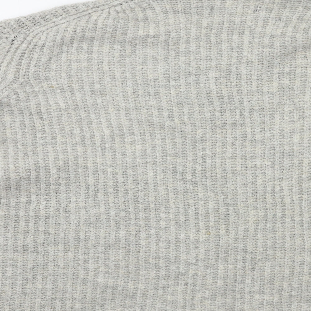 Bershka Womens Grey   Pullover Jumper Size L