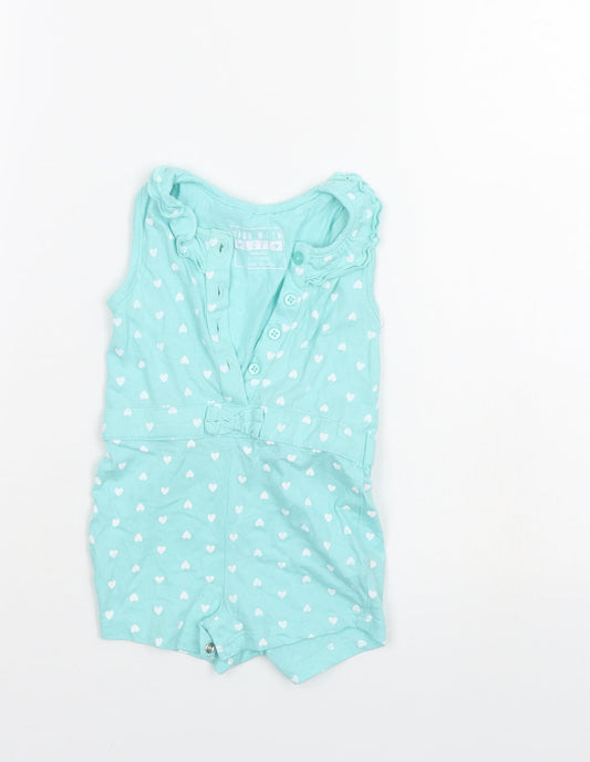 Made with love Girls Blue   Shorts One-Piece Size 9-12 Months