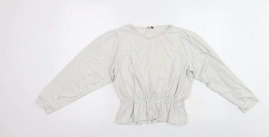 PEP & CO Womens White   Tunic Jumper Size 14
