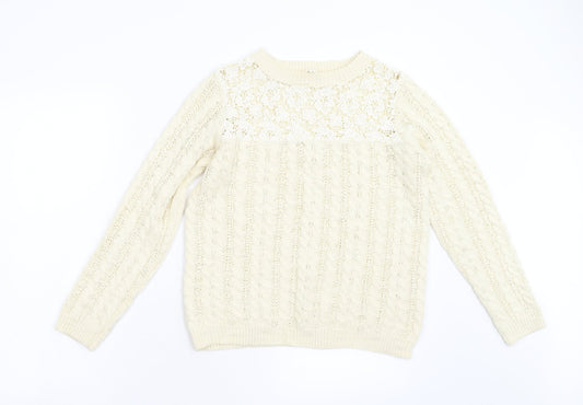 Matalan Womens Beige   Pullover Jumper Size S