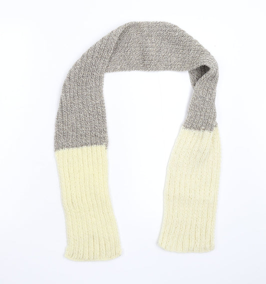 Preworn Unisex Grey  Knit  Scarf