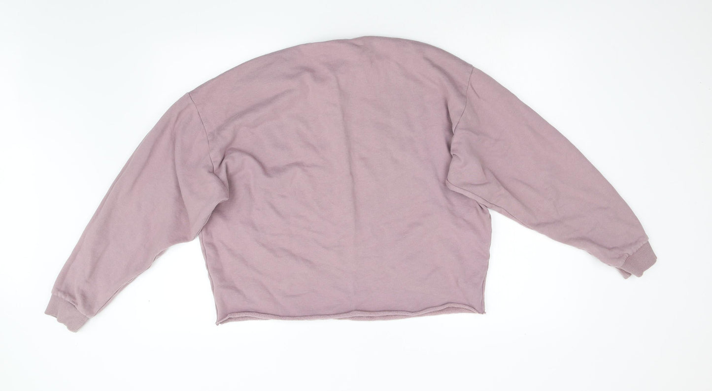 ASOS Womens Pink   Pullover Sweatshirt Size XS