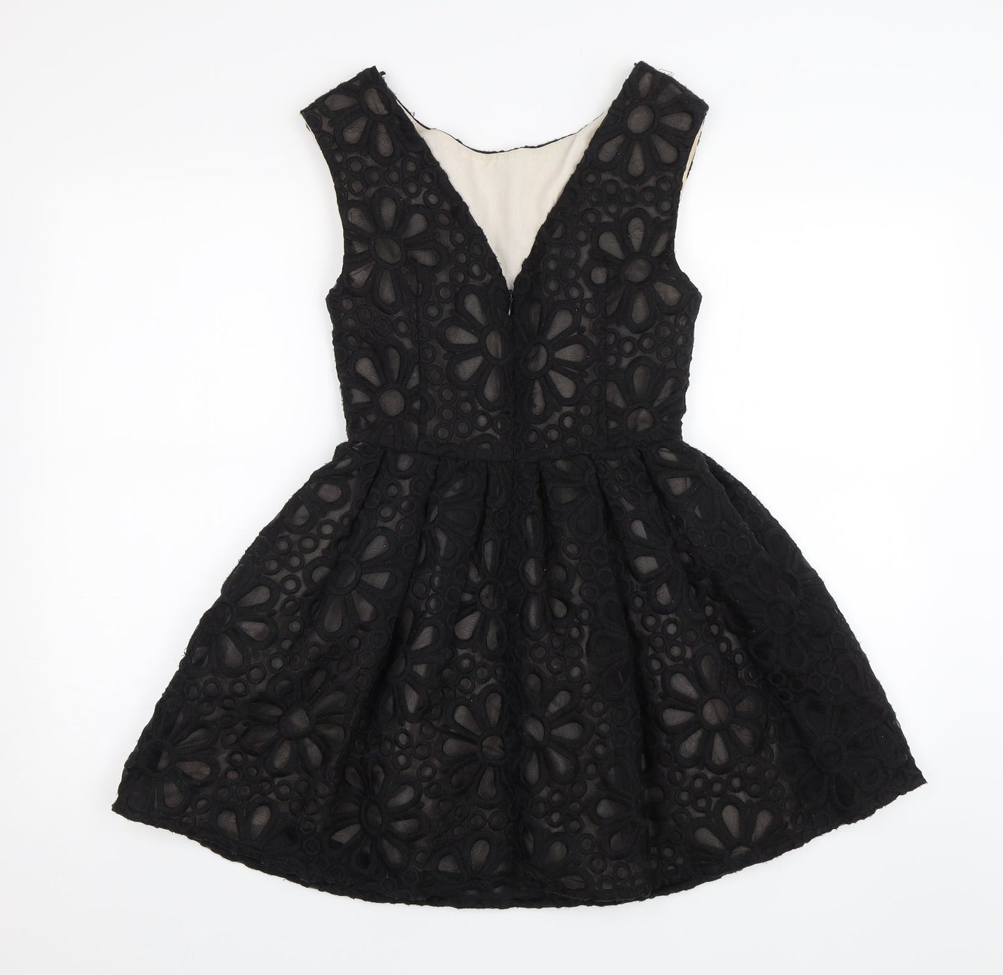Topshop Womens Black   A-Line  Size 8