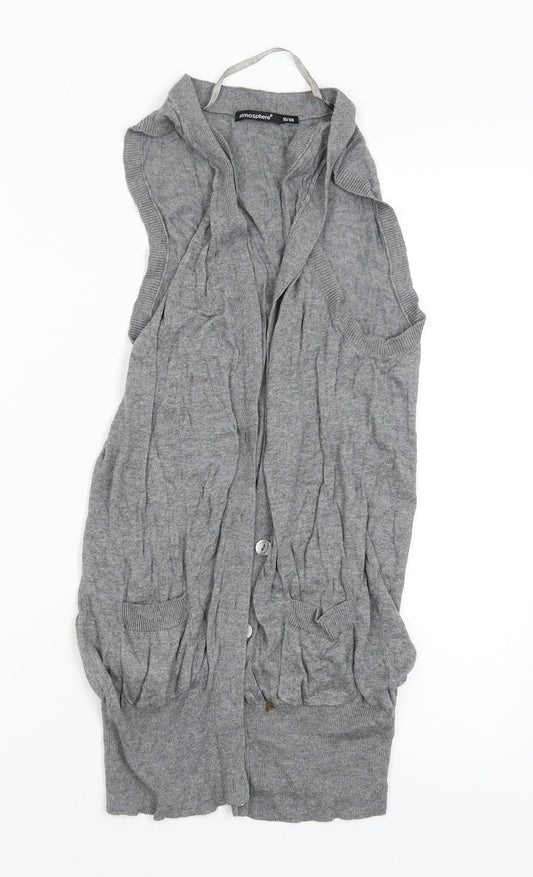 Atmosphere Womens Grey   Cardigan Jumper Size 10