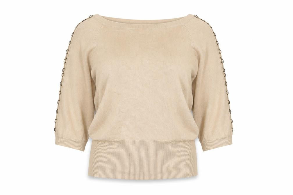 West one Womens Beige   Pullover Jumper Size 14