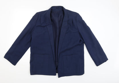 Debenhams Womens Blue   Jacket Suit Jacket Size 14