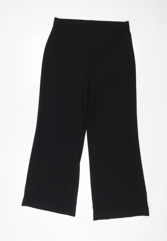 ISLE Womens Black   Trousers  Size 10 L25 in