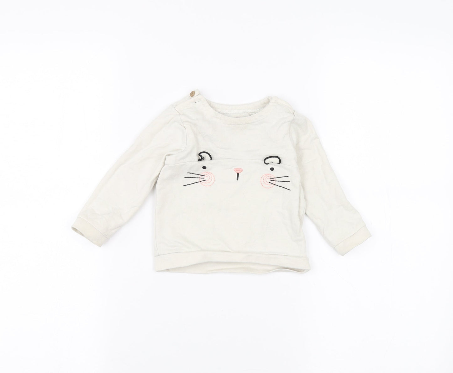 TU Baby White   Basic T-Shirt Size 6-9 Months