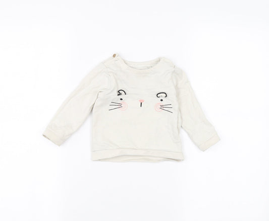 TU Baby White   Basic T-Shirt Size 6-9 Months