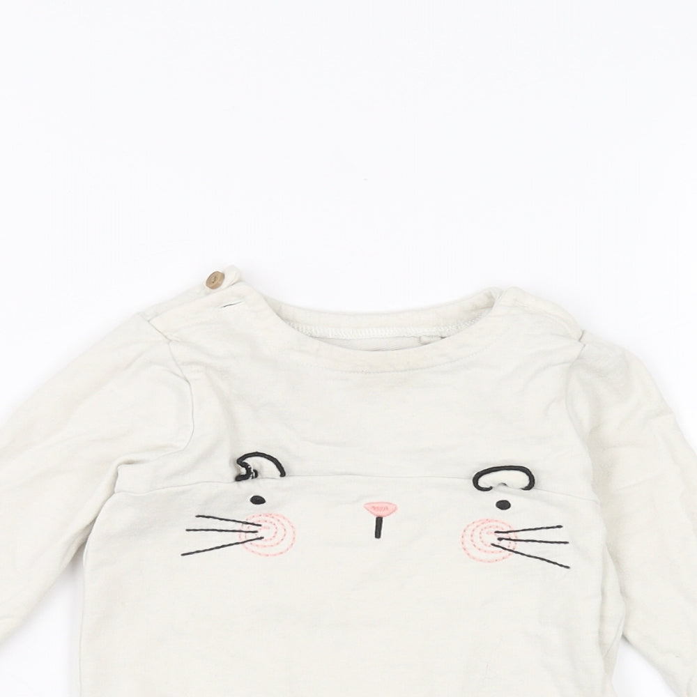 TU Baby White   Basic T-Shirt Size 6-9 Months