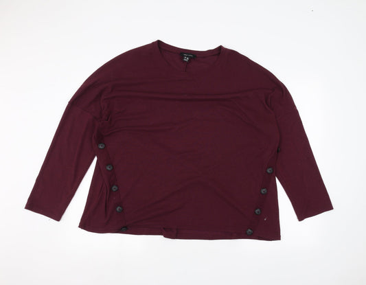New Look Womens Purple   Pullover Jumper Size 16