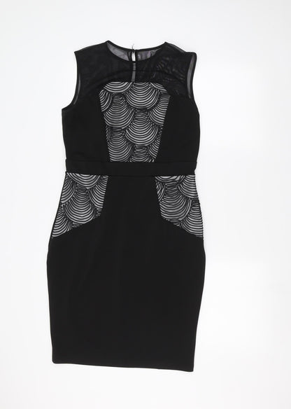 Womens Black   A-Line  Size 14