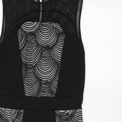 Womens Black   A-Line  Size 14