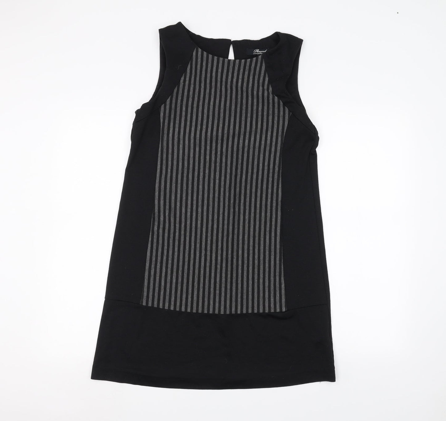 Peacocks Womens Black   Basic T-Shirt Size 10