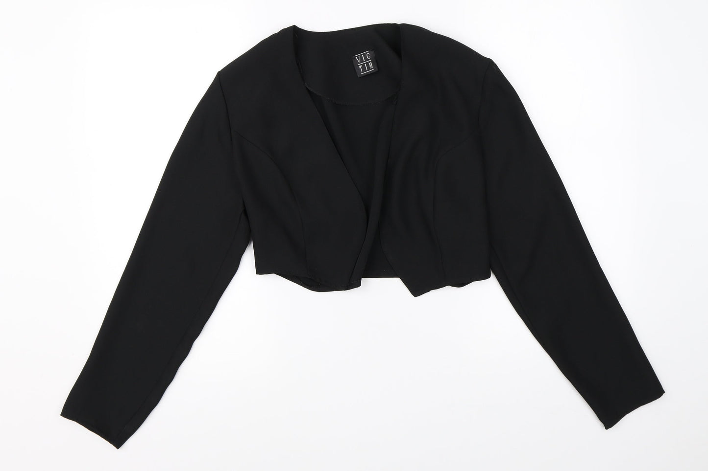 Victim Womens Black   Jacket Blazer Size 10