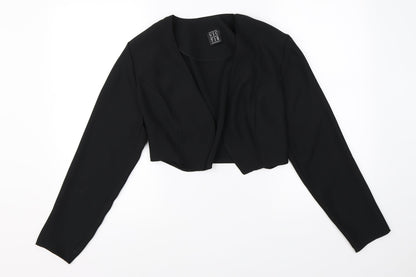 Victim Womens Black   Jacket Blazer Size 10