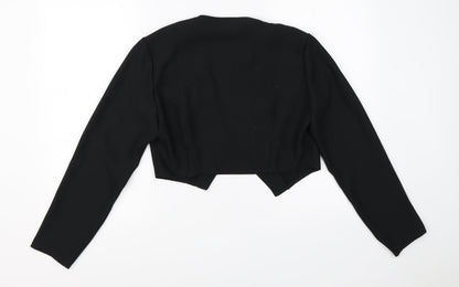 Victim Womens Black   Jacket Blazer Size 10