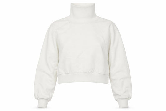 Miss Selfridge Womens White   Pullover Sweatshirt Size 4  - cropped
