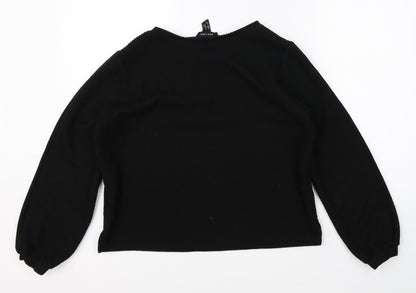 New Look Womens Black   Pullover Jumper Size M