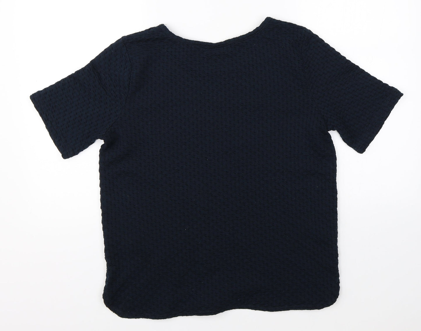 B Young Womens Blue   Basic Blouse Size M