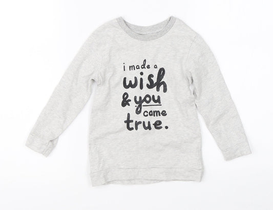 George Baby White   Pullover Jumper Size 12-18 Months