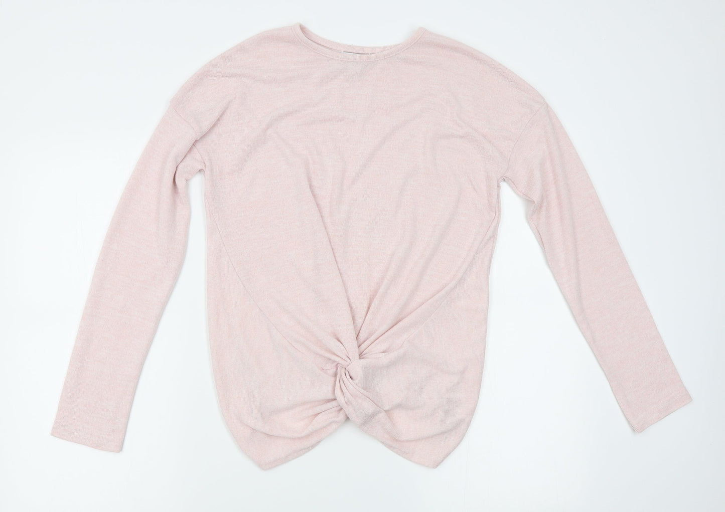 Primark Girls Pink   Pullover Jumper Size 14-15 Years  - tie detail