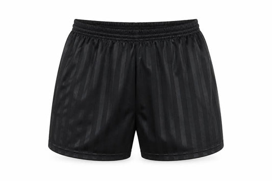 Preworn Womens Black Striped  Athletic Shorts Size 34