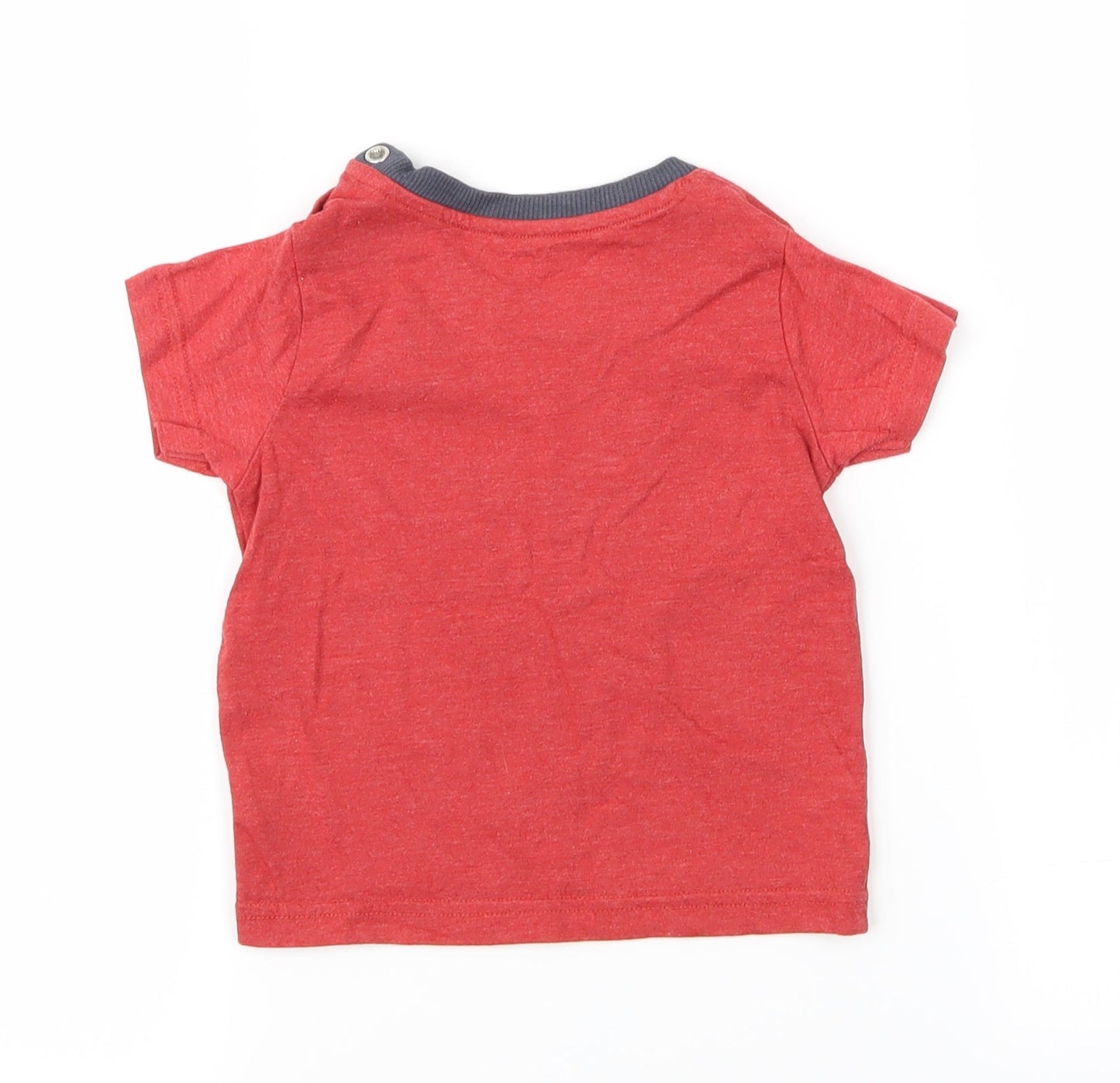 Nutmeg Boys Red   Basic T-Shirt Size 12-18 Months