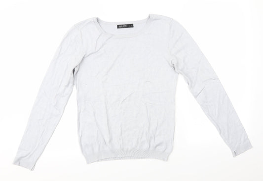David Jones Mens Grey   Pullover Jumper Size S
