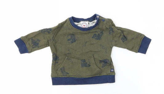 La Compagnie des Petits Baby Green   Pullover Jumper Size 6-9 Months