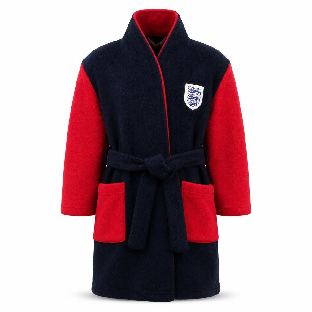 Marks & Spencer Boys Blue Geometric   Robe Size 4-5 Years  - England