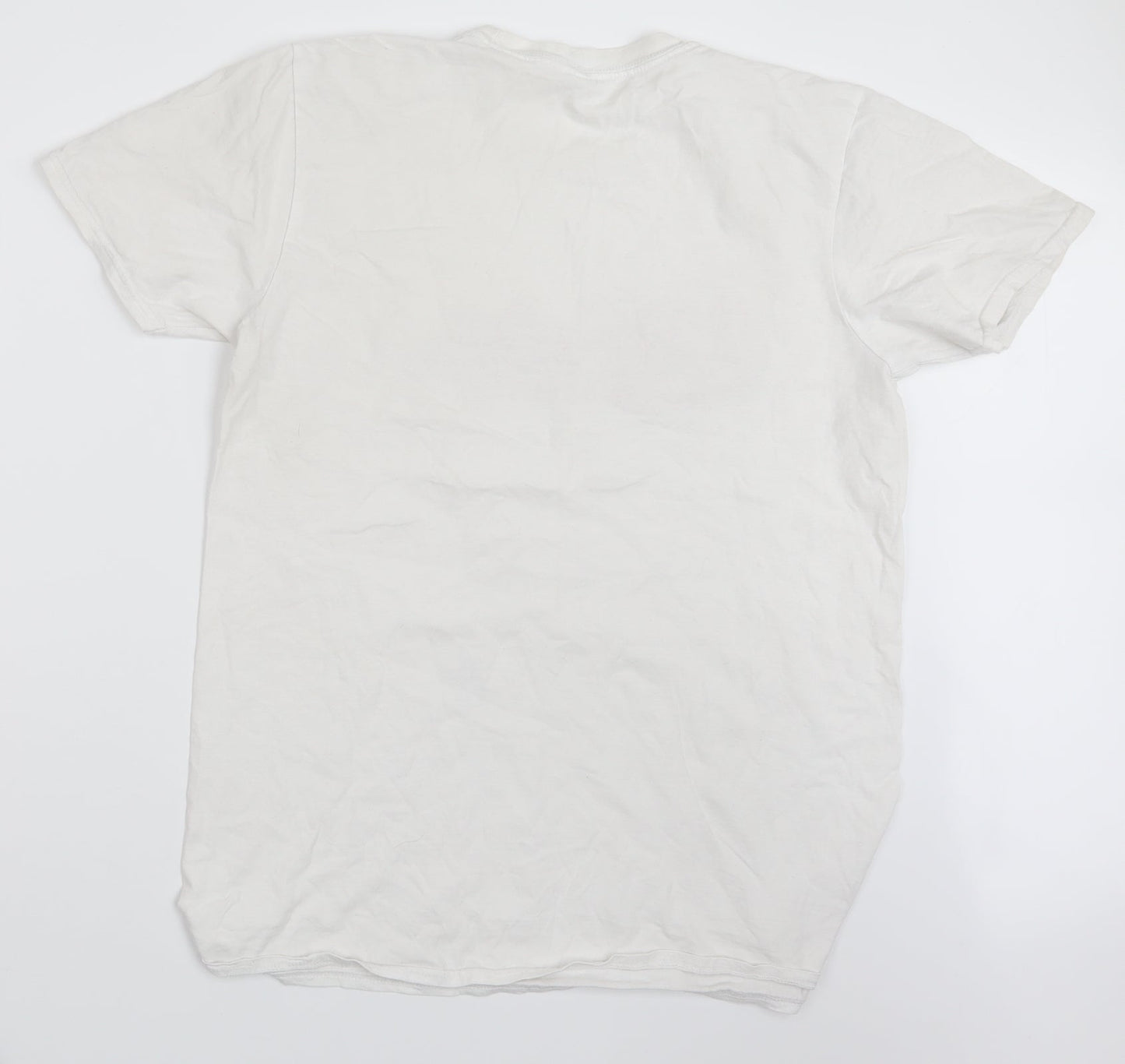 Gildan Womens White   Basic T-Shirt Size L